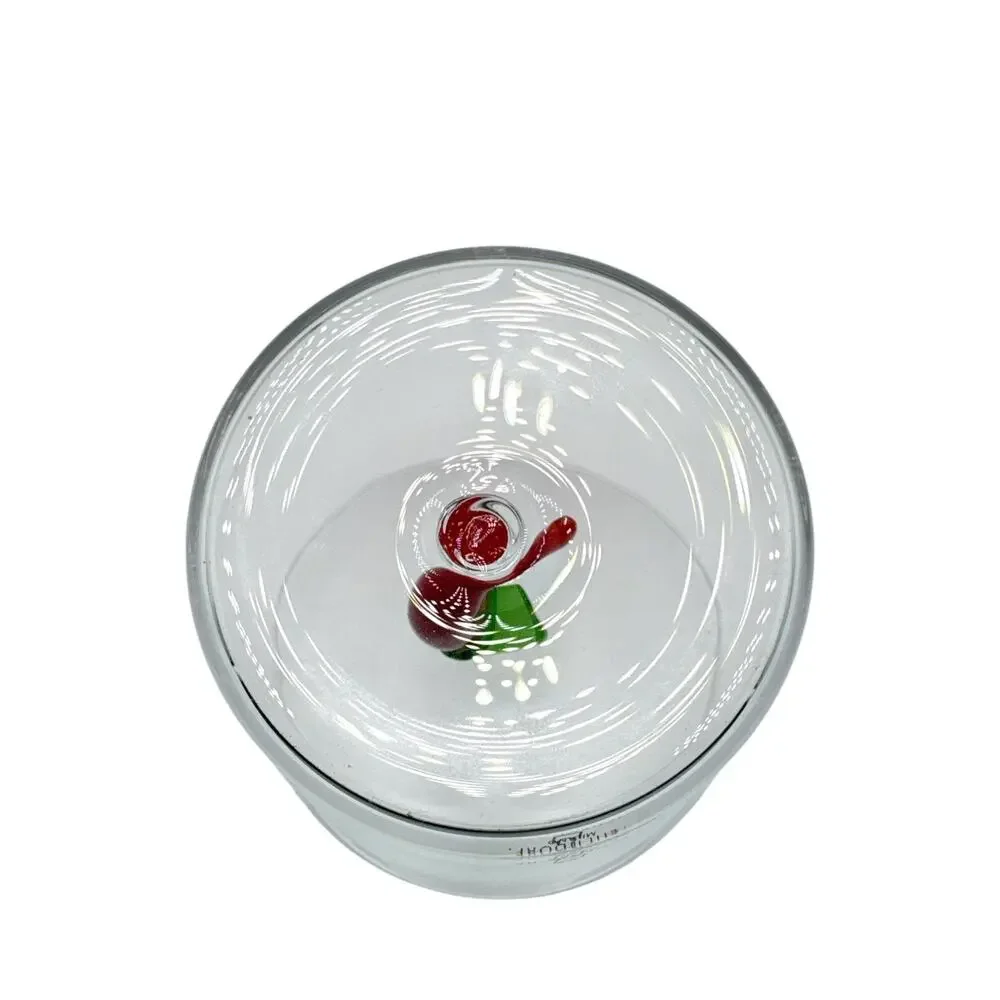 Rare Ichendorf Milano Hand Blown Red Pepper Drinking Glass